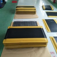 龍之凈灰色抗疲勞地墊,雙層防疲勞墊 防靜電橡膠防疲勞腳墊